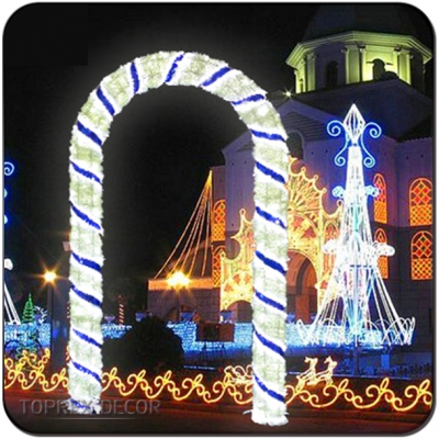 Metal Arch Christmas Led Outdoor Garden Decoration Shenzhen Toprex