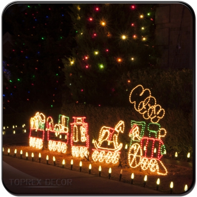 Outdoor christmas decoration led train motif light-Shenzhen Toprex ...